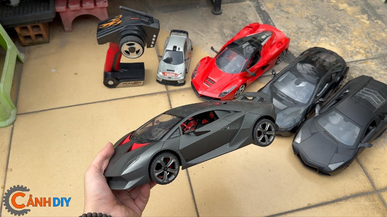 Mở Thùng Hàng Có Nhiều Xe Điều Khiển Cũ Giá Rẻ Phần 2