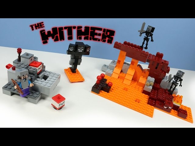 Custom LEGO Wither Storm And LEGO MINECRAFT Series 2 Big fig set review 