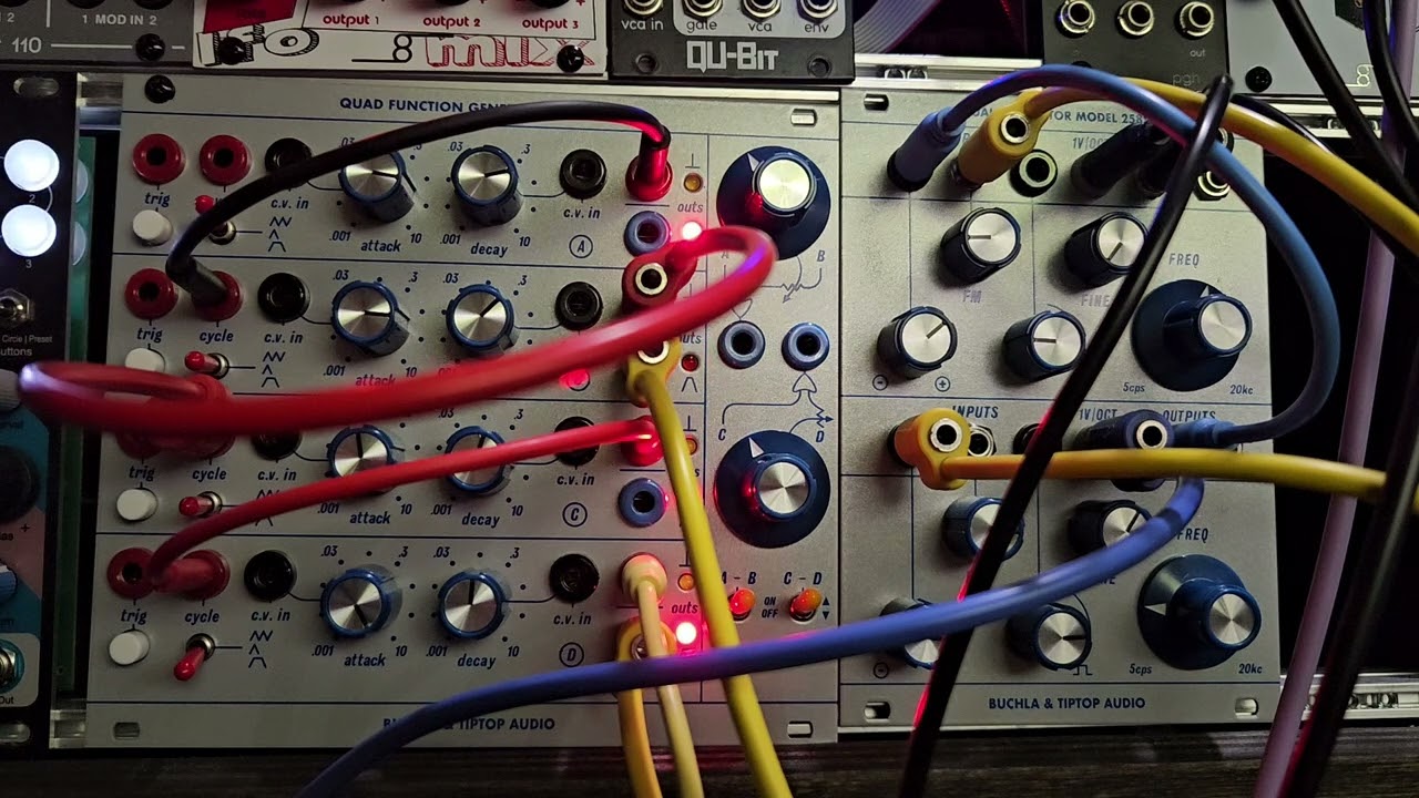 Buchla & Tip Top Audio – 281t + 258t - YouTube