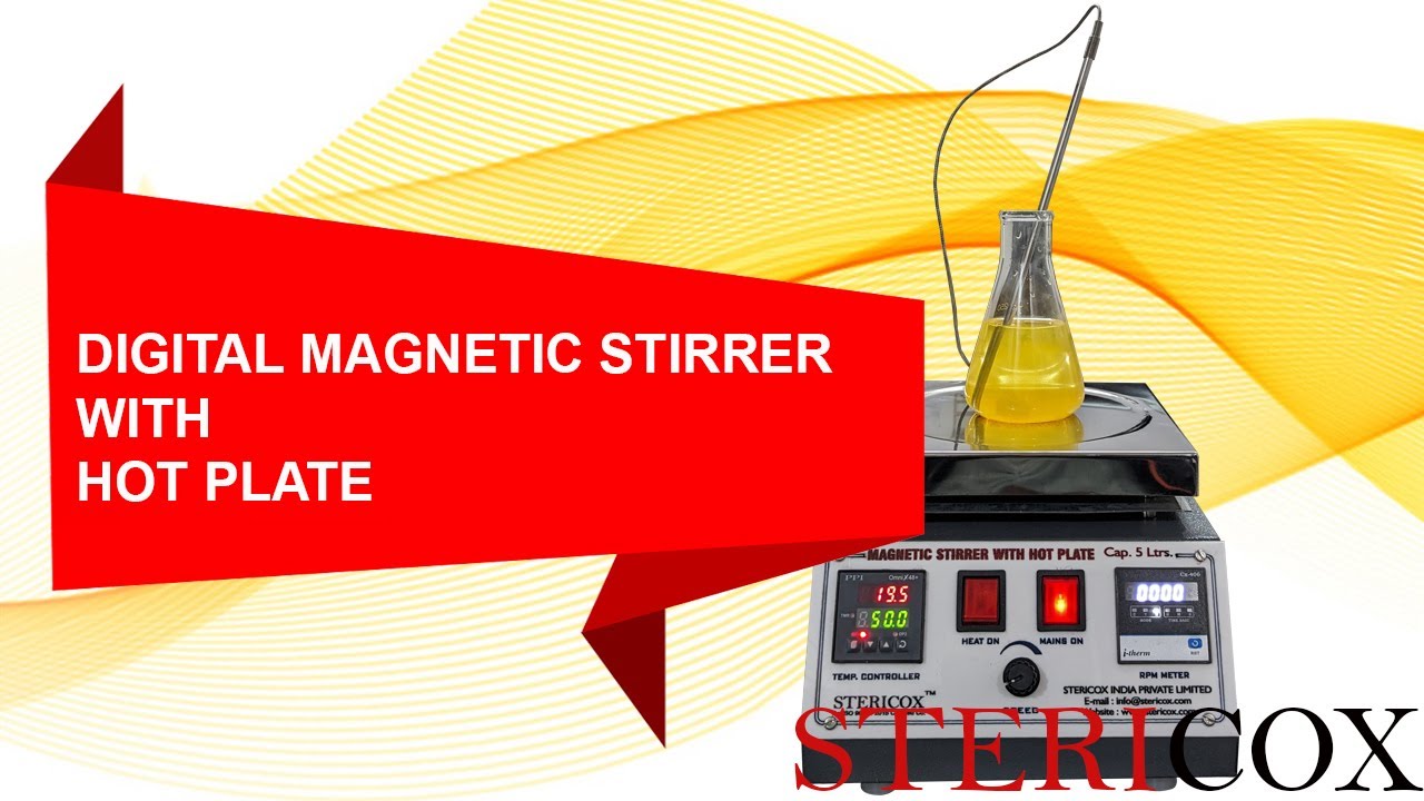 Laboratory Temperature Controller Hot Plate Magnetic Stirrer