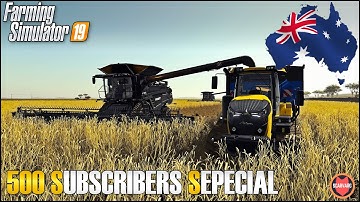 AUSTRALISCHE KAART SPECIAL VOOR 500 ABONNEES ⭐ West-Australië v2.0 🇦🇺 ⭐ FS19 Cinematic Timelapse
