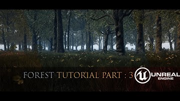 Forest level in UE4 tutorial - Part 3(Setting up the light)