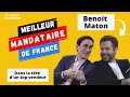 Meilleur mandataire de france  dans la tte de benoit maton  726 000 de ca individuel   safti