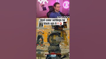 Best color settings for black ops 6 ‼️🚨 #callofduty #blackops6 #cod
