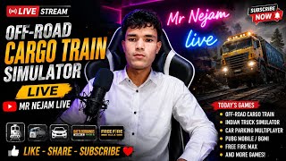 🚆🔥 OFF-ROAD CARGO TRAIN GAME LIVE | MR NEJAM LIVE 🎮 screenshot 4