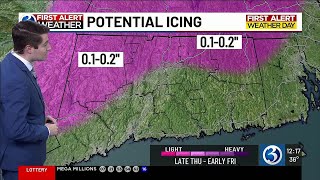 FORECAST: Tracking rain Thursday that turns to an icy mix later