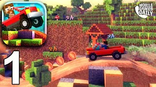 BLOCKY ROADS - Level 1 + Level 2 - Gameplay Walkthrough Part 1 (iOS Android) screenshot 5