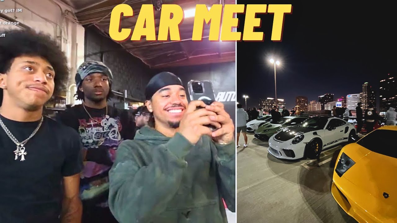 Arky & Yugi Go To A Car Meet Late At Night...Must Watch Until The End Ft Nos, Sunny & More
