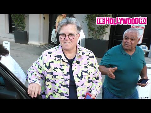 Rosie O'Donnell Talks Donald Trump & Does A Flinstones Impression With Girlfriend Aimee Hauer