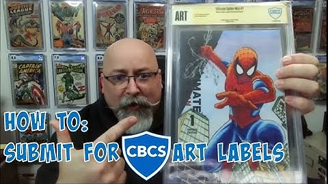How To Submit Sketch Cover Art to CBCS for an Art Label with Signature Verification