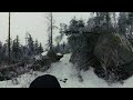 Relaxing Snow Hike - VR 360° Walking in Winter Forest & Mountains - DJI Osmo 360 8K