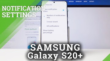 How to Personalize Notifications in Samsung Galaxy S20+ | Set Up Alerts