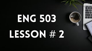 Eng 503 | Lesson # 2 | Nature and functions of language