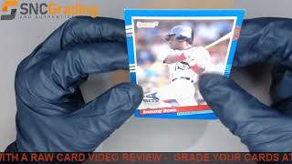 SNC Grading 1991 DONRUSS LEAF SAMMY SOSA REVIEW 1639506254241