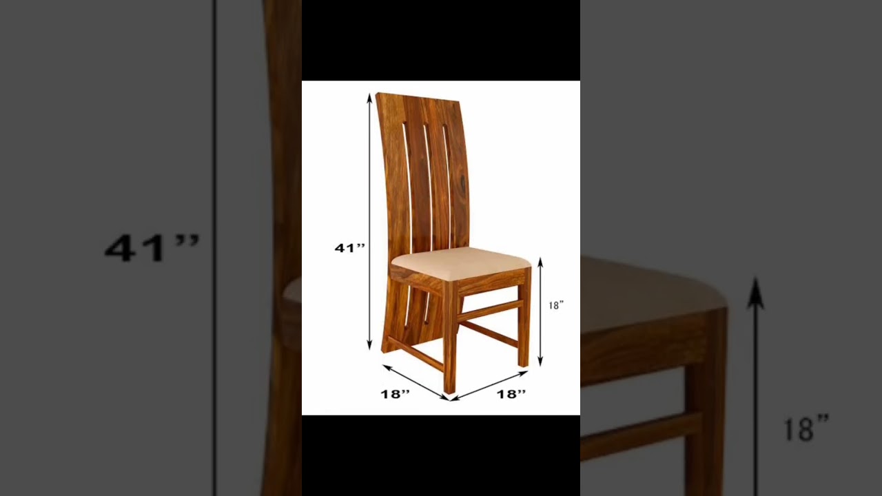 new chair size ke sath 