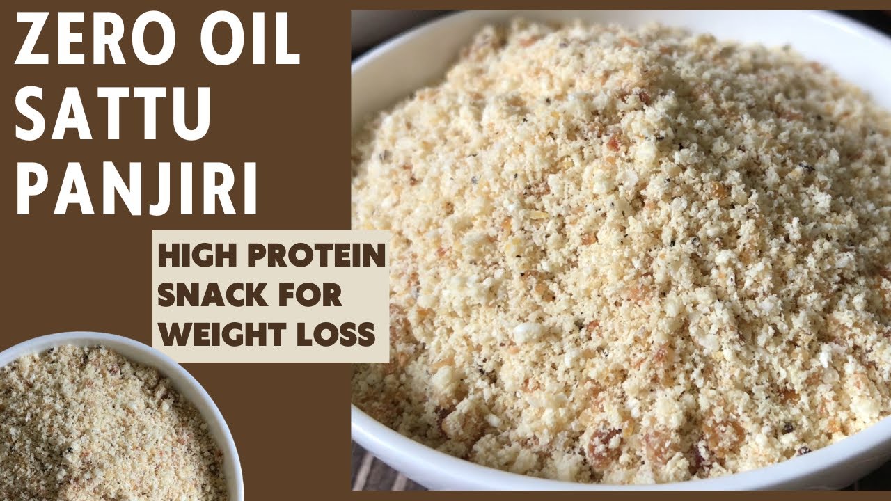 Zero Oil Sattu Panjiri Recipe | High in Protein, Calcium & Iron | Quick & Easy Snack for Weight Loss