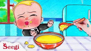 Baby Boss: Taking Care of Baby 👶 Baby Care Song -  Dance Monkey  | More Nursery Rhymes & Kids Songs