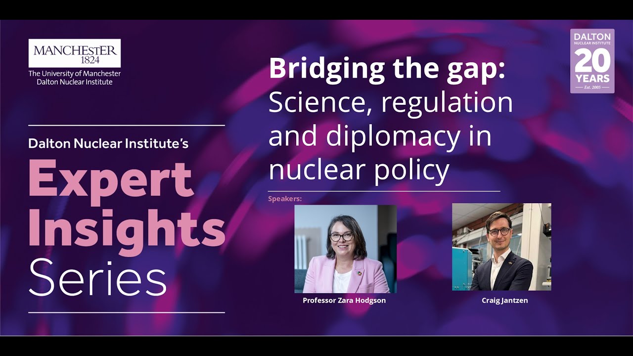 Bridging the gap: Science, diplomacy and regulation in nuclear policy