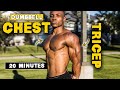 20 MINUTE DUMBBELL CHEST & TRICEPS WORKOUT | BURN FAT & BUILD MUSCLE