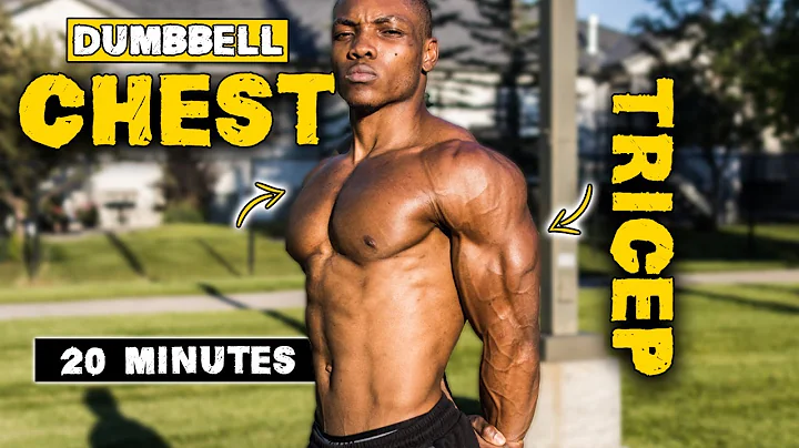 20 MINUTE DUMBBELL CHEST & TRICEPS WORKOUT | BURN FAT & BUILD MUSCLE