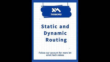 【ThinkMo】Differences between static and dynamic routes/Cisco CCNA Technical Point Tutorial