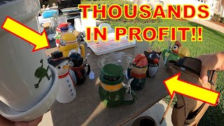 MY BIGGEST GARAGE SALE SCORE EVER! INSANE PROFIT!