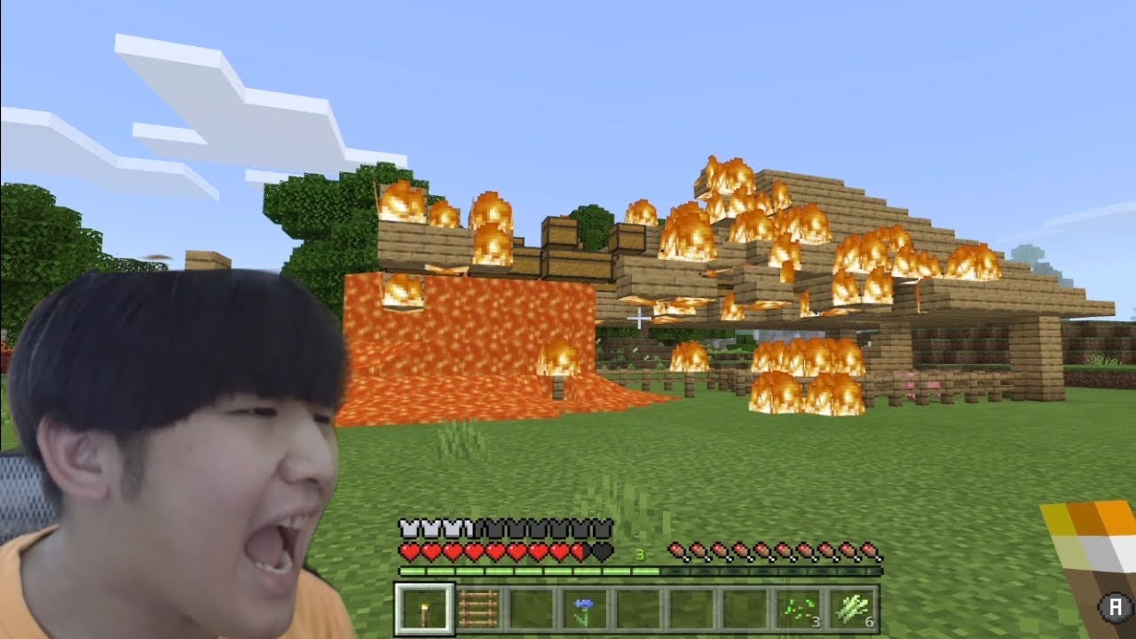 3時間かけて作った家にマグマ流してみた ドッキリ Youtube 3時間かけて作った家にマグマ流してみた ドッキリ Youtube