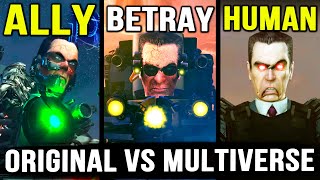 ORIGINAL G-MAN VS MULTIVERSES G-MAN! WHO'S BETTER? Skibidi Toilet Multiverse | All Secrets & Theory