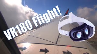 Fly through Clouds in VR! #VR180 Decent into Florida.