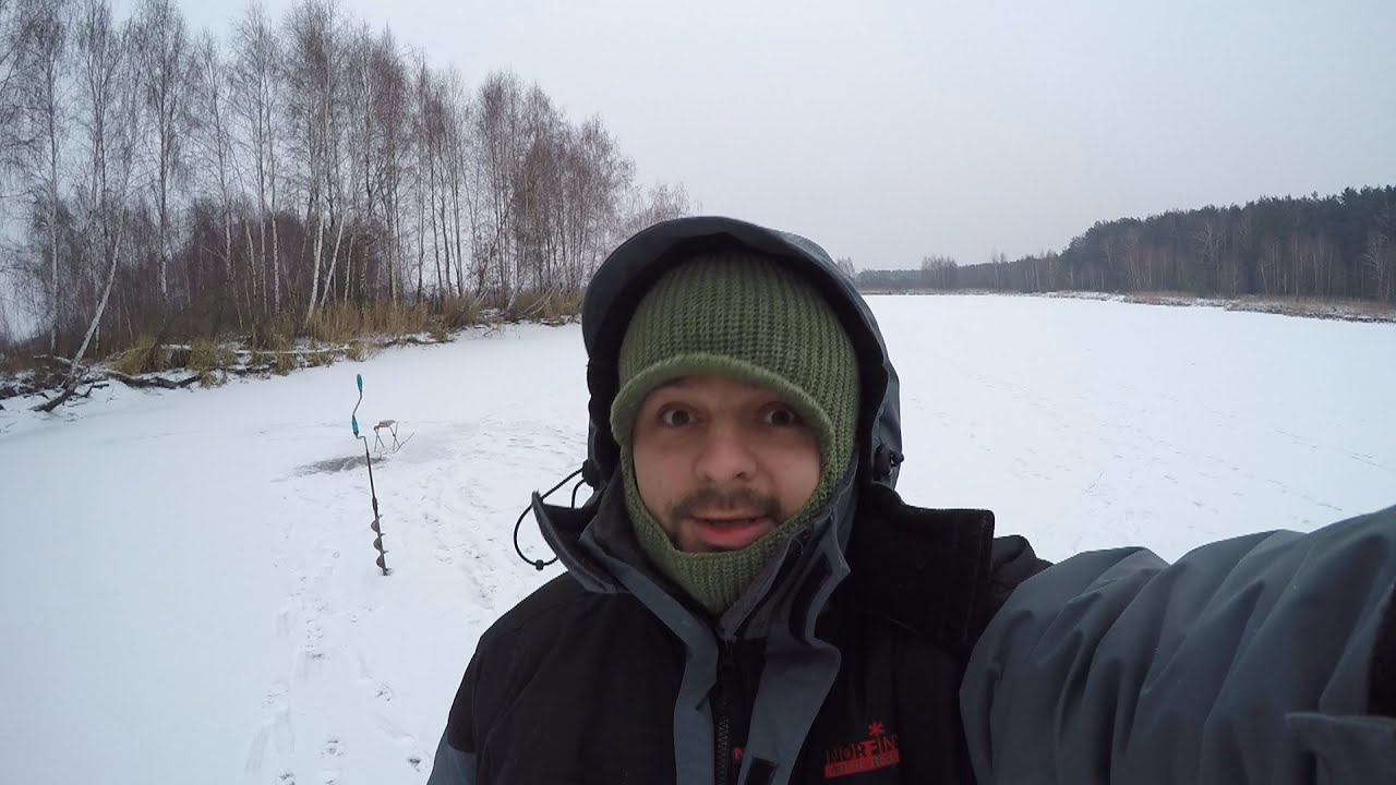 Зимняя рыбалка, бесклёвье :( р.Мухавец.