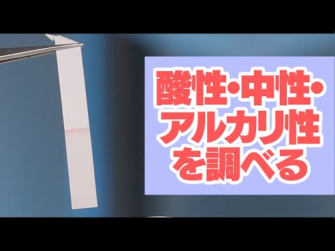 【調べよう！】リトマス試験紙、BTB溶液、フェノールフタレイン溶液
