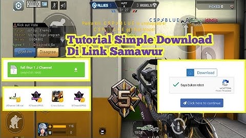 🔴 Tutorial Simpel Download Link Samawur | Cheat Crisis Action No Root
