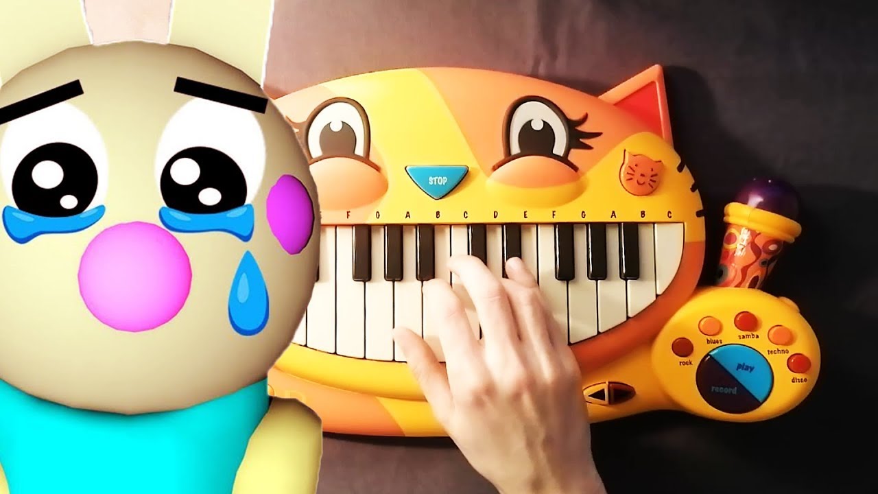 BUNNY Theme Song on a CAT PIANO Piano tutorial YouTube