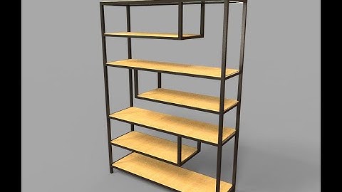 Book Shelf 3D Model #3d #3danimation #3dprint #art #shorts #video