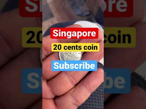 Singapore 20 Cents Coin#shorts#singapore#money#india#money Is Everything