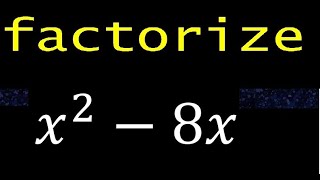 X28x  Factoring By Common Factor  Factorization Of Polynomials