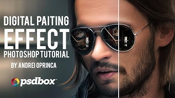 Digital Painting Effect on Portraits - Tutorial Demo - PSD Box