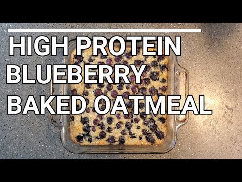 * VSG Post Op * Meal Prep Sunday * High Protein Blueberry Baked Oatmeal ...