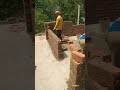 5inc brick wall dewal work| #mistri #construction #building #work #working #hardwork #shorts