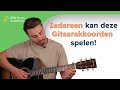 Gitaar akkoorden leren spelen voor beginners - 3 makkelijke akkoorden!