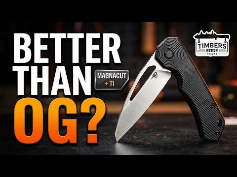 Bestech Taipan Mini Ti Magnacut (smaller but better?)  timbersedgeknives.com