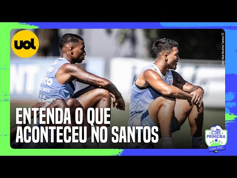 INDISCIPLINA DE MARCOS LEONARDO E JEAN LUCAS ABALA VESTIÁRIO DO SANTOS