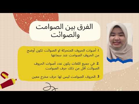 الصوامت والصوائت العربية الفنيمات القطعية