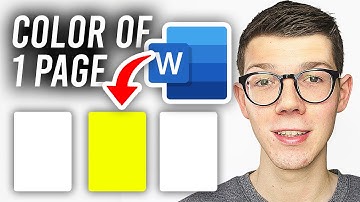 How To Change Background Color Of One Page In Word - Full Guide