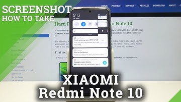 How to Make Screenshot Using Gestures in XIAOMI Redmi Note 10 – Check New Screenshot Method