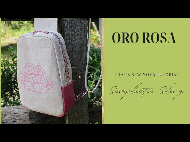 Oro Rosa Patterns Simplistic Sling 