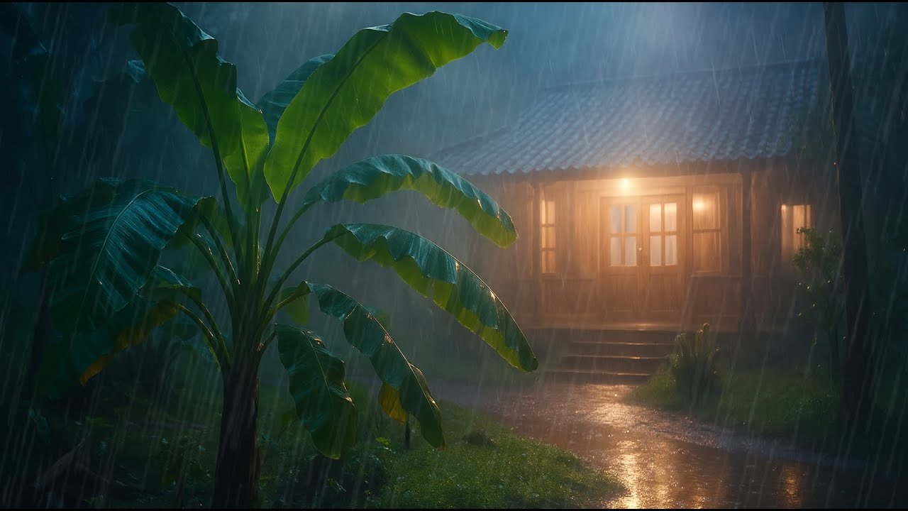 Rain Sounds for Sleeping - 99% Instantly Fall Asleep Fast with Relaxing Rain and Thunder at Night