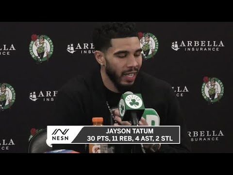Jayson Tatum Has Short-Term Memory For Non-Call Foul Against LeBron James