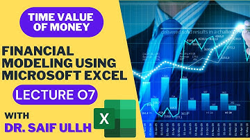 Lecture 07 Financial Modeling Using Microsoft Excel |Time Value of Money|