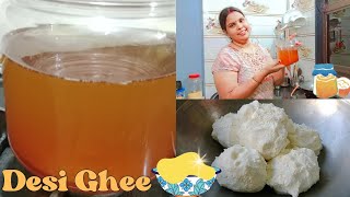 How to make Desi Ghee at home #youtubeshorts #subscribe #desi #gheeathome